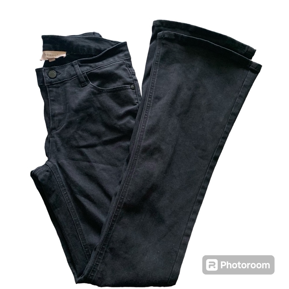 philosophy republic clothing jeans black size 2